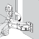 CLIP top Thin Door - Assembly View 3