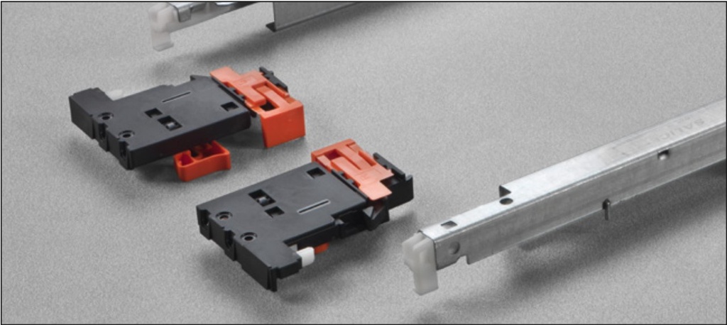 6-Way Adjustable Locking Device for Salice Undermount Slides