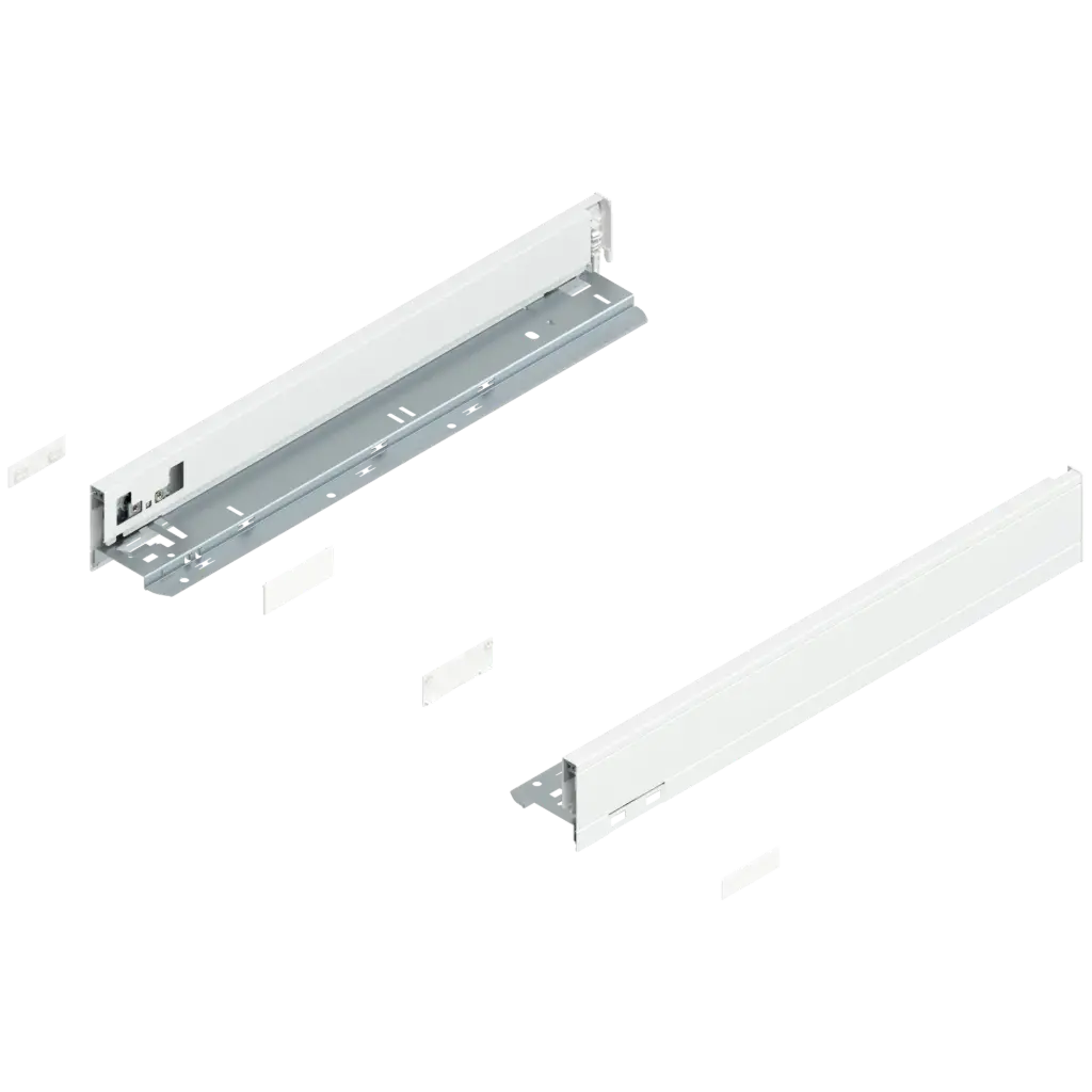 [770N450.SW] Blum Legrabox Pure Drawer Sides (66.5mm, 450mm, Silk White, N)