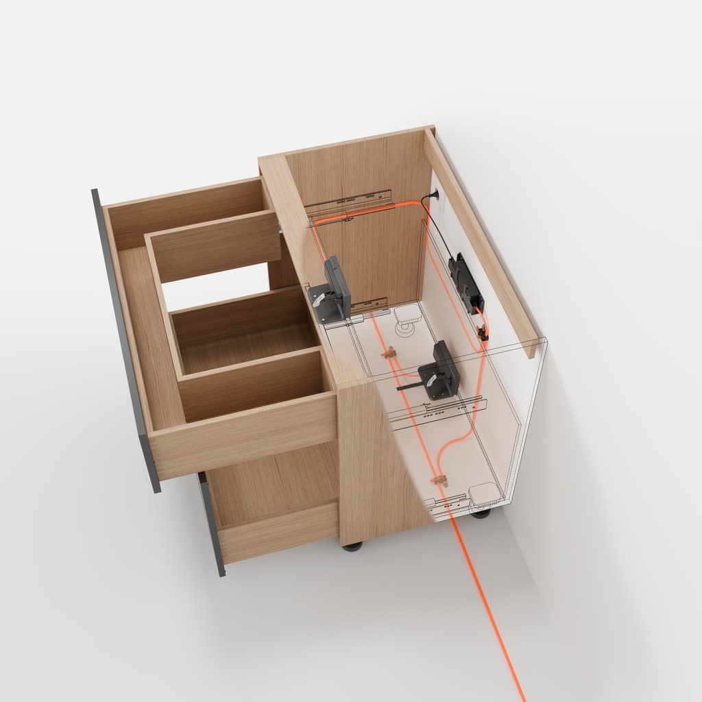 [T651000] Blum Movento Back Hole Drilling Jig