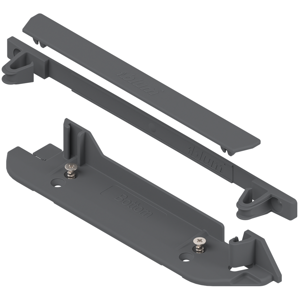 [Z10D01EA] Blum SERVO-DRIVE bracket profile adapter vertical, lower/back + cover cap