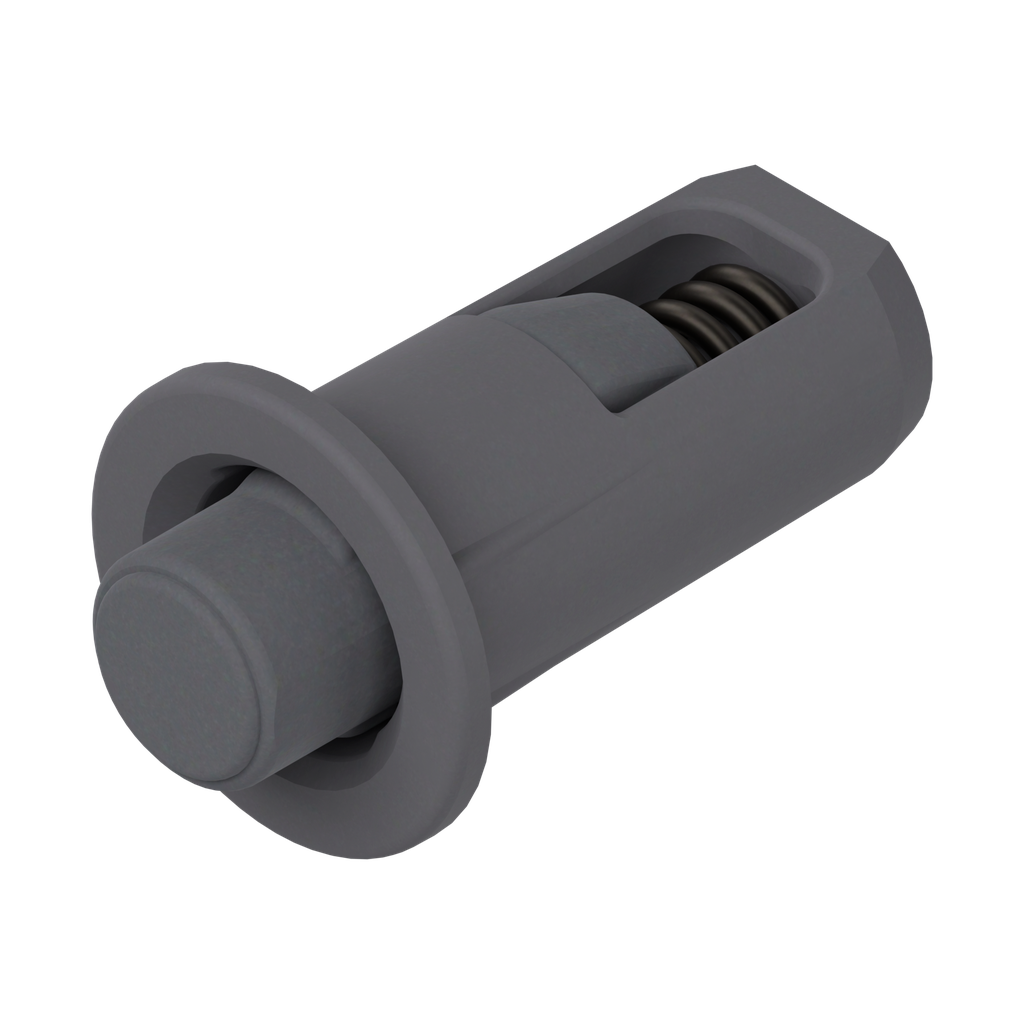 [993.0530] Blum distance bumper, Ø 5 mm, gap 2.6 mm, drilling, height: 2.6 mm