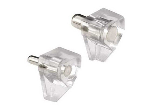 [PCAH04] Clear Shelf Support With Metal Pin