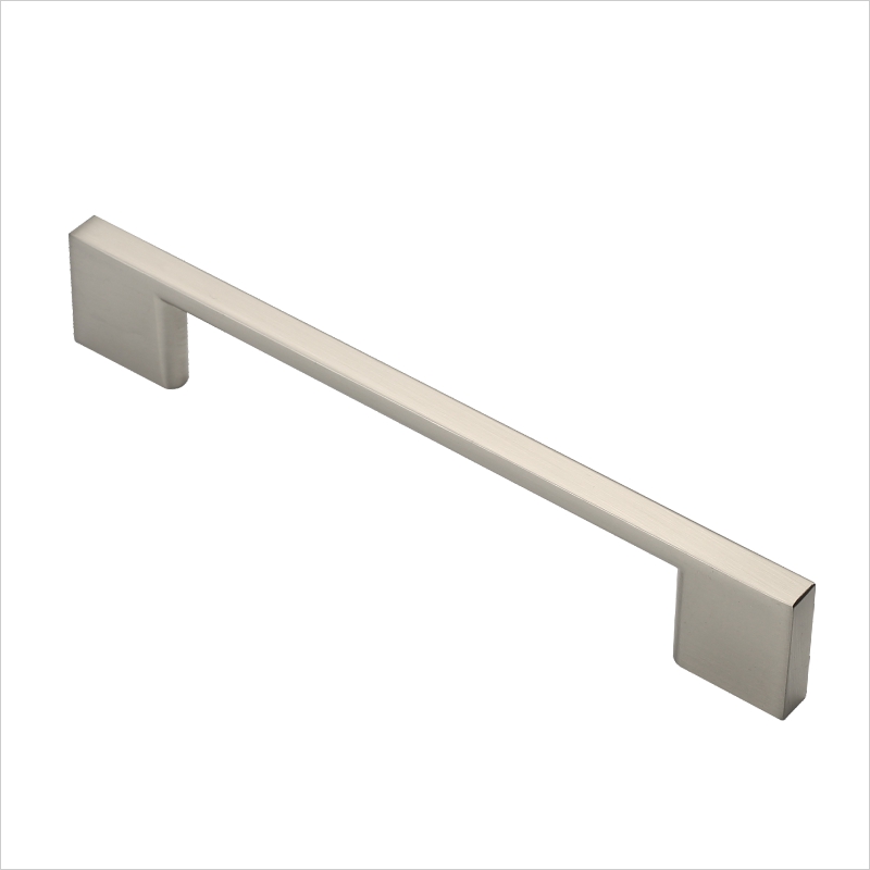 [PCH02-96-SN] Contemporary Steel Pull Handle PCH02 (96mm, Brushed Nickel)