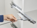 TIP-ON BLUMOTION synchronisation linkage, Length=1125 mm, LEGRABOX / MERIVOBOX / MOVENTO / TANDEMBOX, for cutting to size