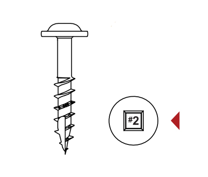 [PFS03-08114ZC] Round Washer Head Screws with Type 17 Point (1-1/4 in, Zinc Wax, Box of 6000)
