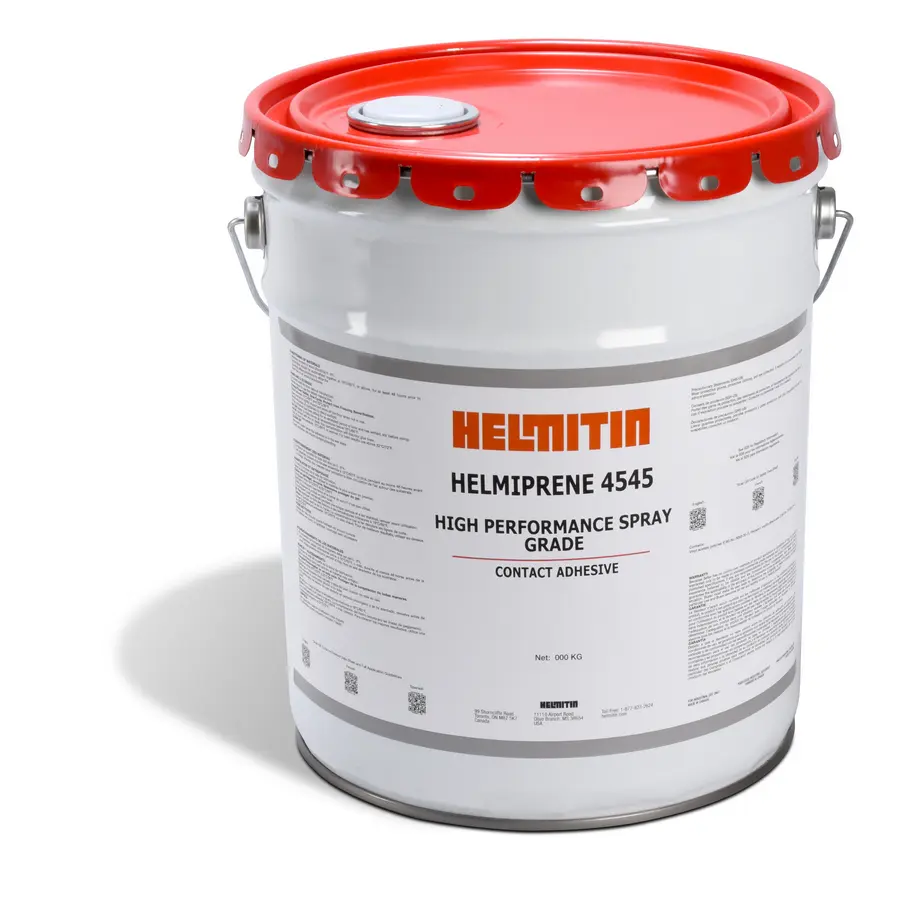[4545-5G-RD] Helmitine 4545 Spray Contact Adhesive RED 18.9L 